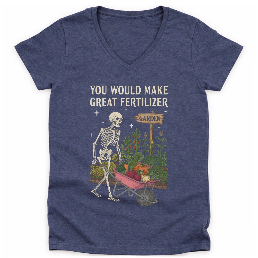 Great Fertilizer Lady V-neck