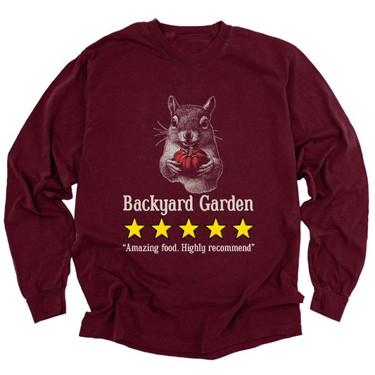 Backyard Garden Review Long Sleeve T-shirt