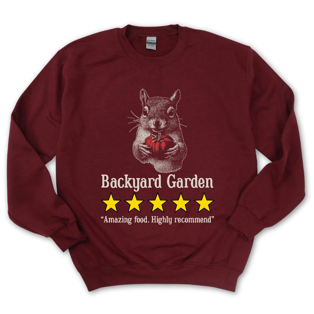 Backyard Garden Review Sweatshirt