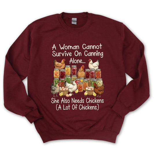 Canning & Chickens Lover Sweatshirt