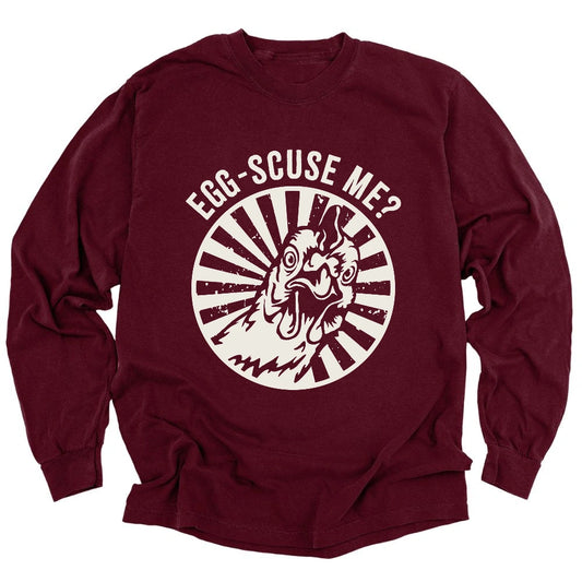 Egg-scuse Me Long Sleeve T-shirt