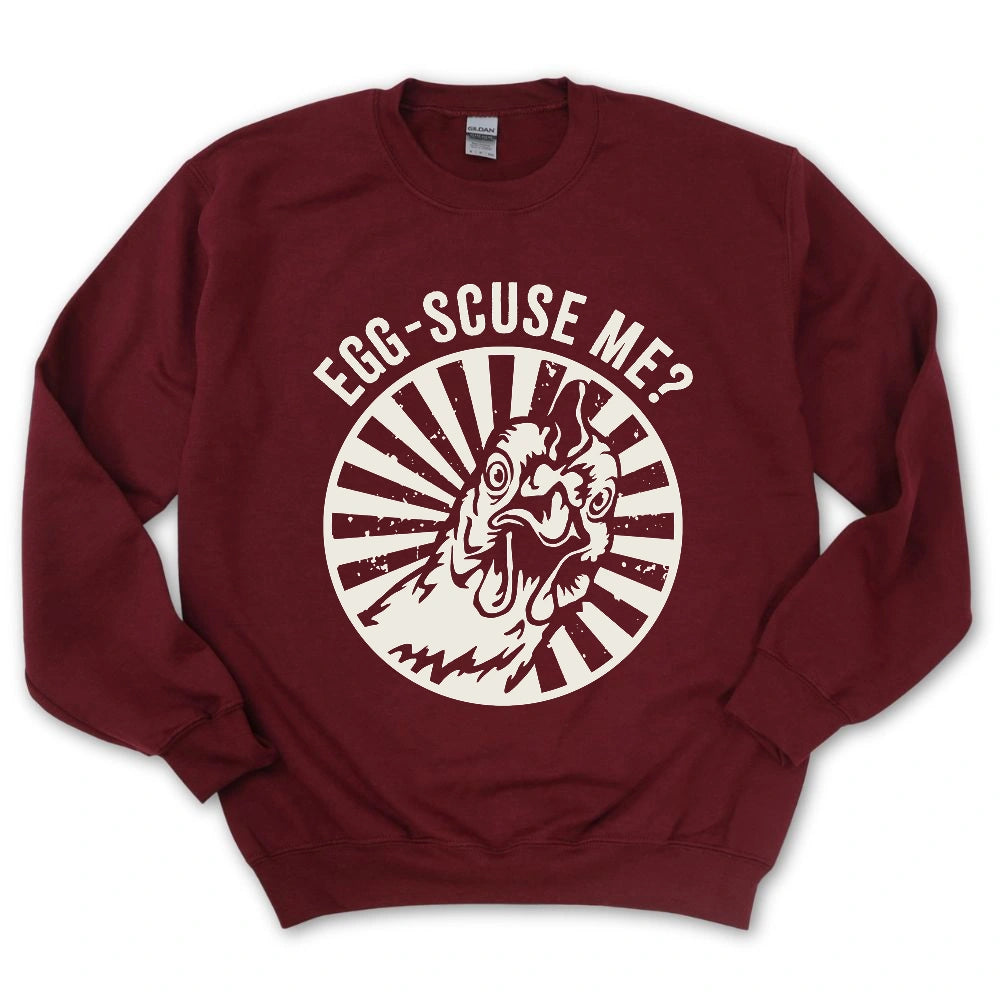 Egg-scuse Me Sweatshirt