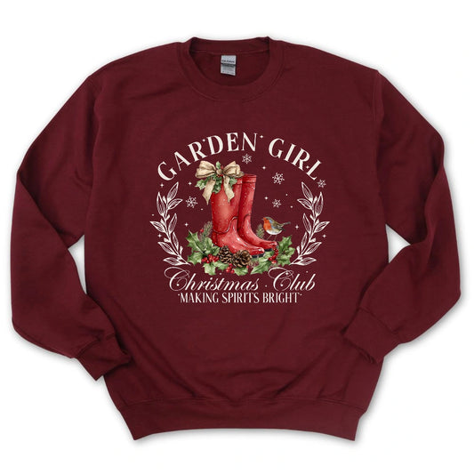 Garden Girl Christmas Club Sweatshirt