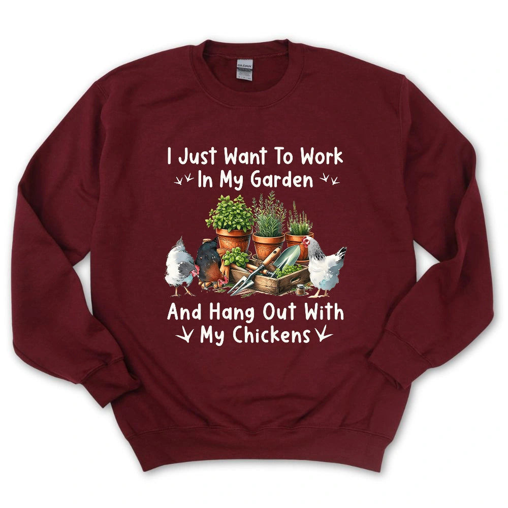 Garden & Chickens Sweatshirt