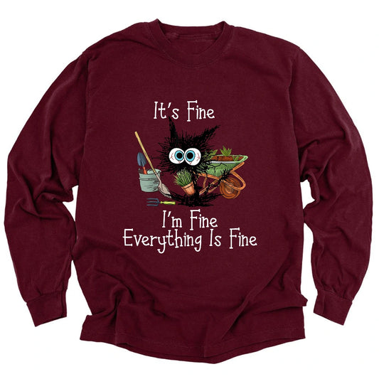 It's Fine Long Sleeve T-shirt