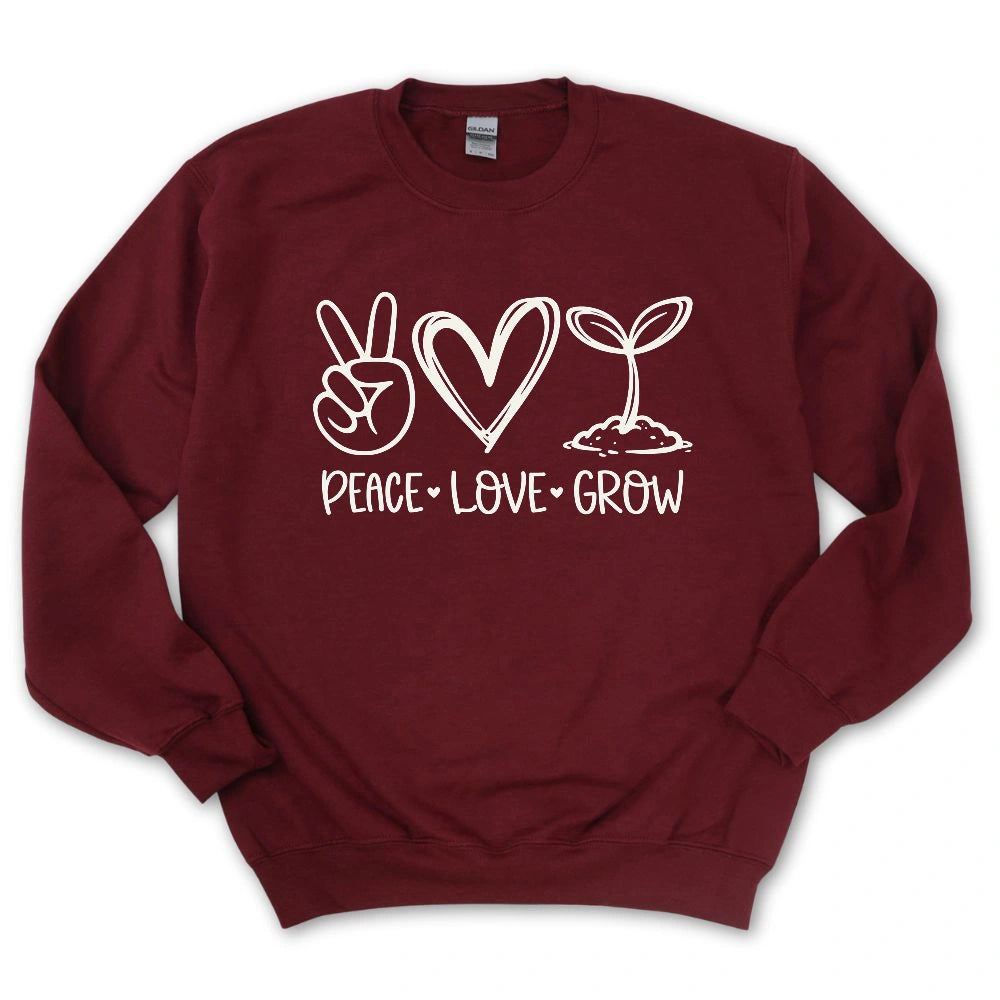 Peace Love Grow Sweatshirt