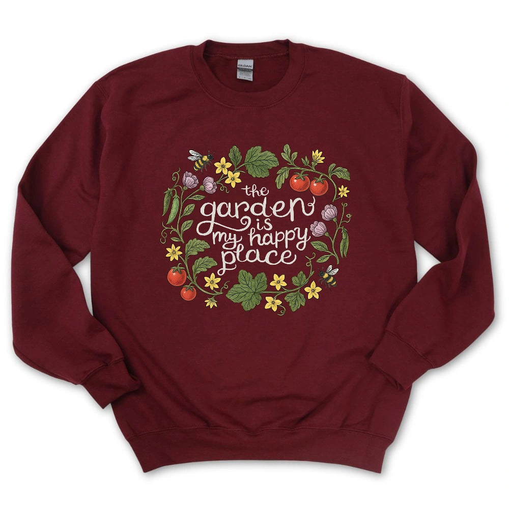 The Garden Is My Happy Place Sweatshirt