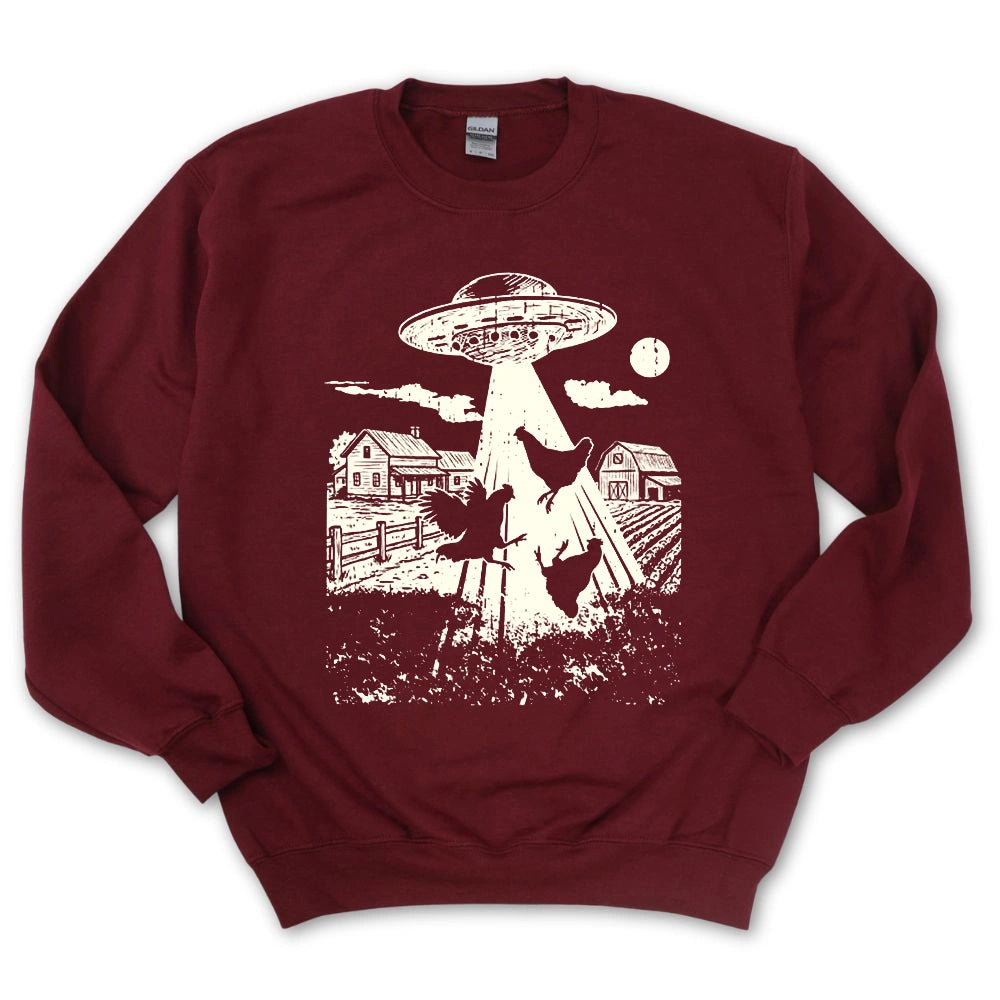 UFO Chickens Sweatshirt