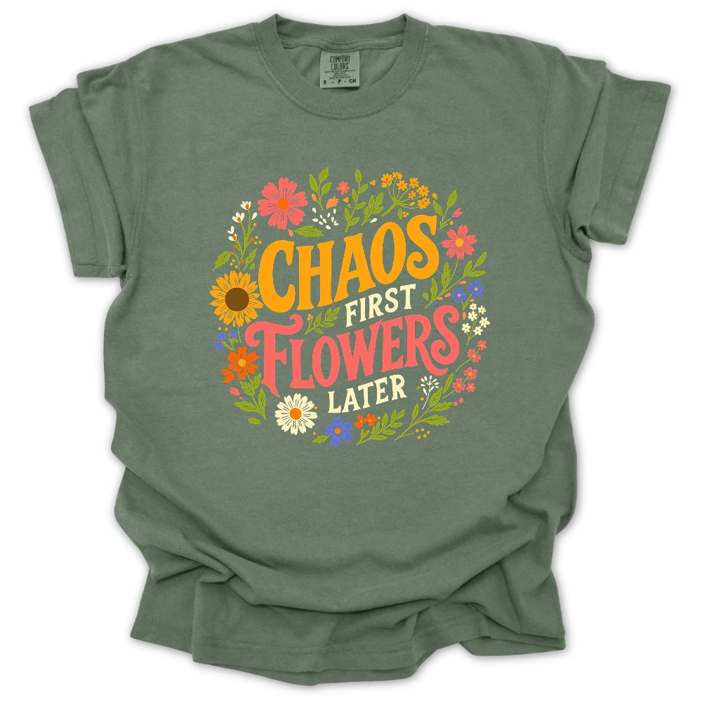Chaos Flowers T-shirt