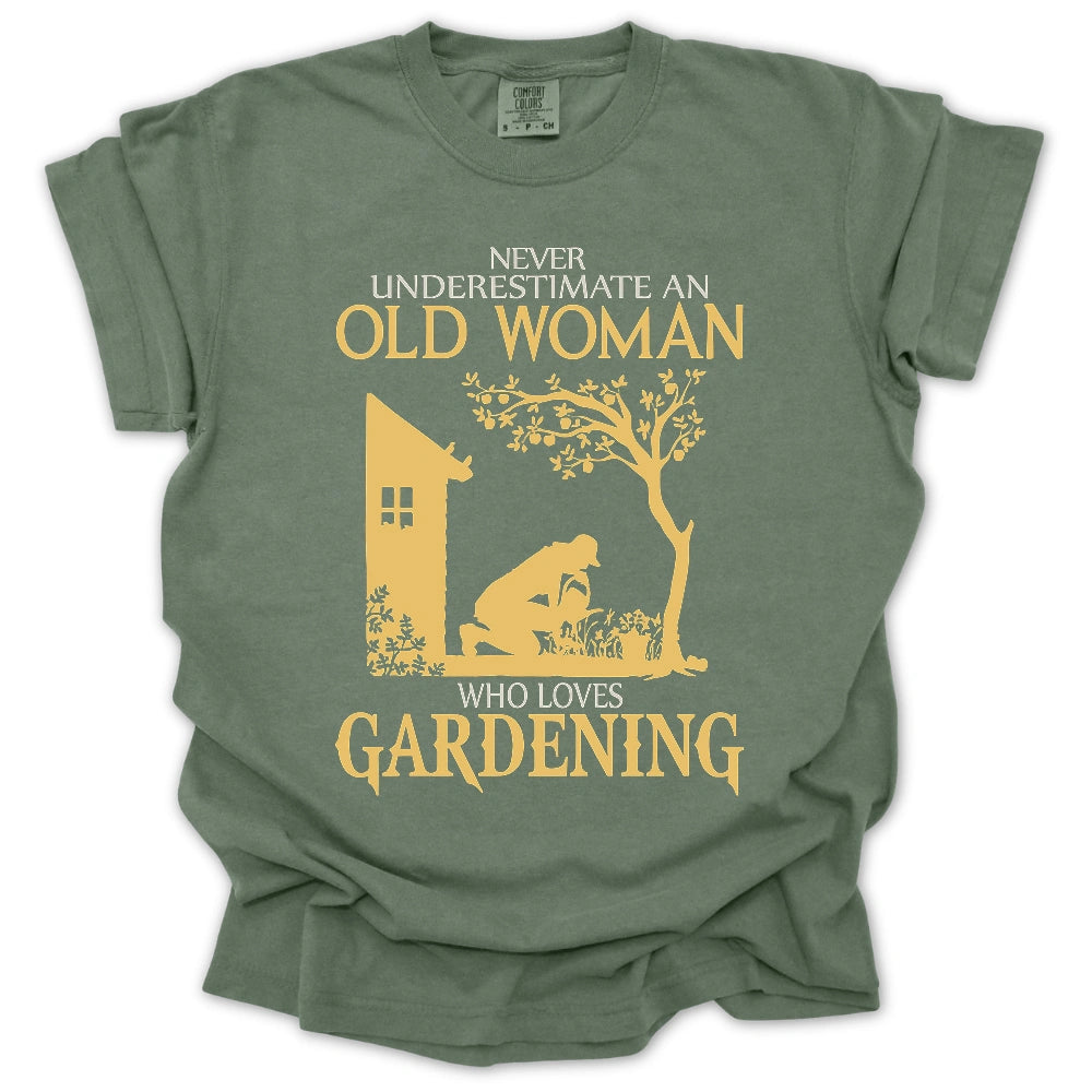 Never Underestimate An Old Woman T-Shirt