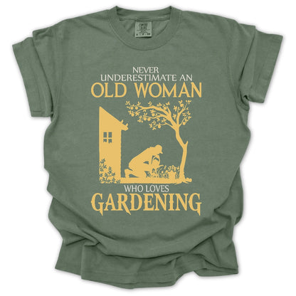 Never Underestimate An Old Woman T-Shirt
