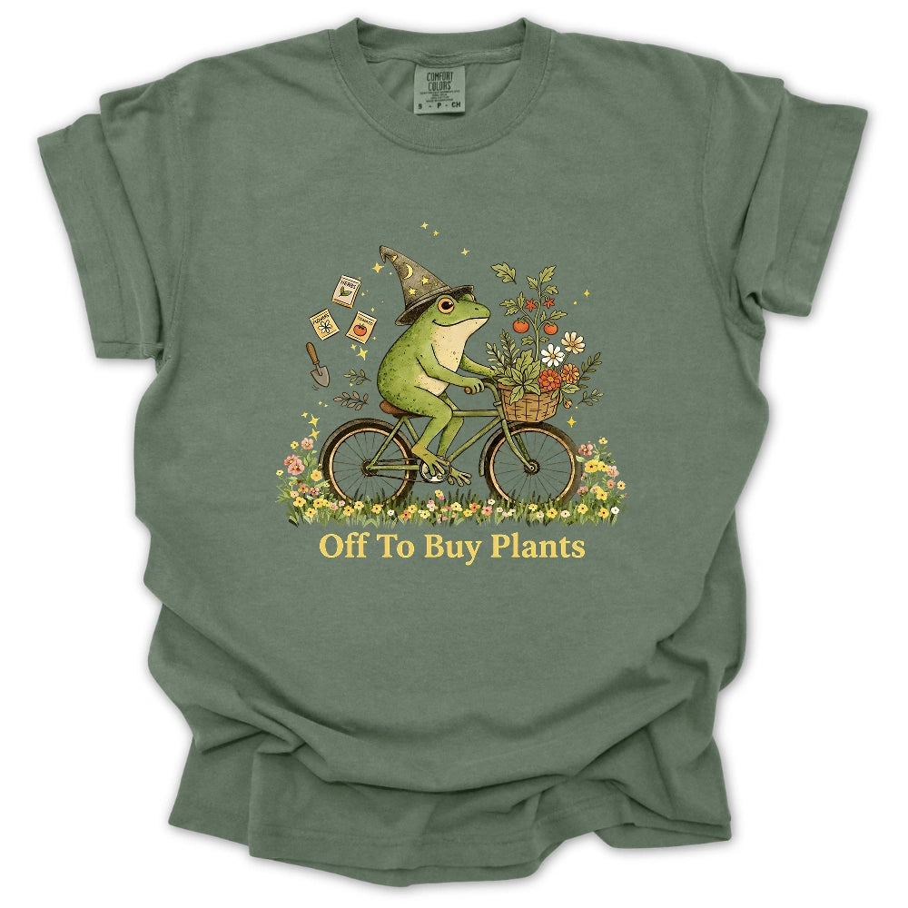 Off To Buy Plants T-shirt