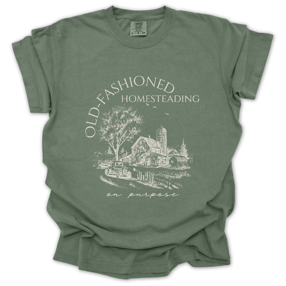Old Fashioned Homesteading T-Shirt