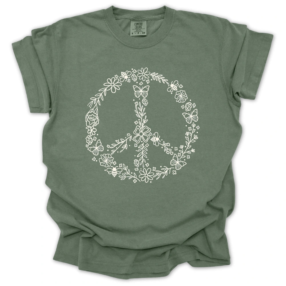 Peace For Pollinators T-shirt