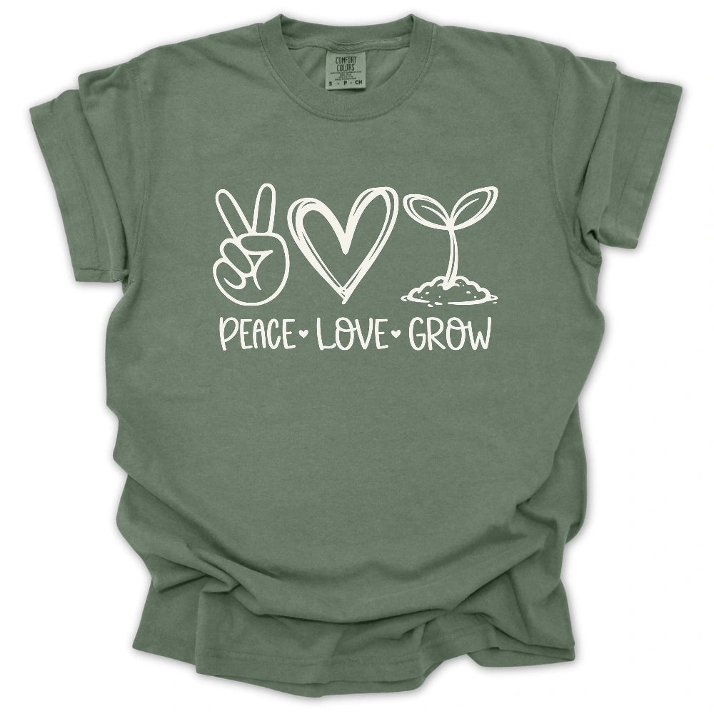 Peace Love Grow T-Shirt
