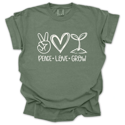 Peace Love Grow T-Shirt
