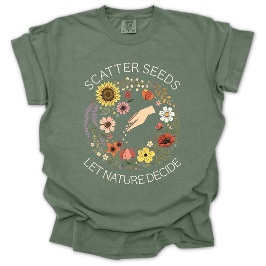 Scatter Wildflower Seeds T-shirt