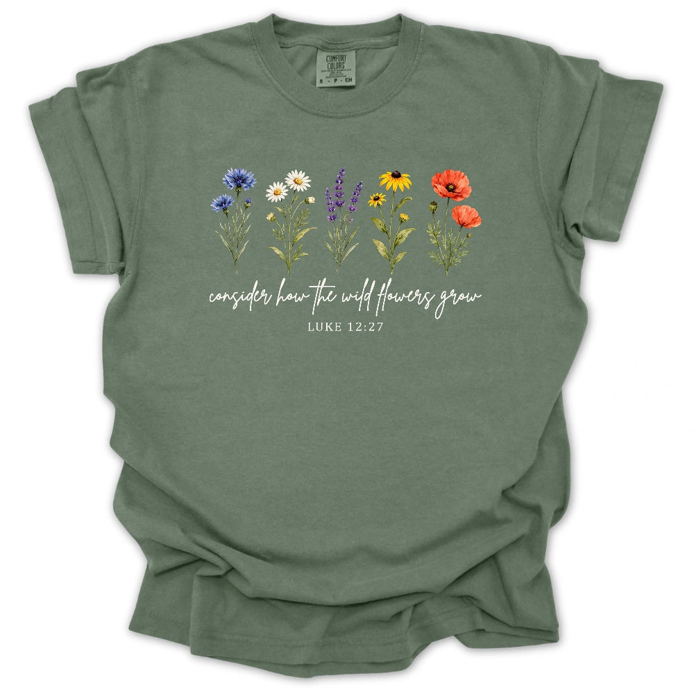 Where Wildflowers Grow T-shirt