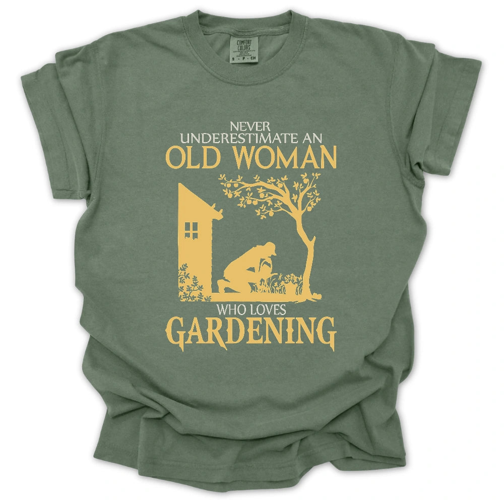 Never Underestimate An Old Woman T-Shirt