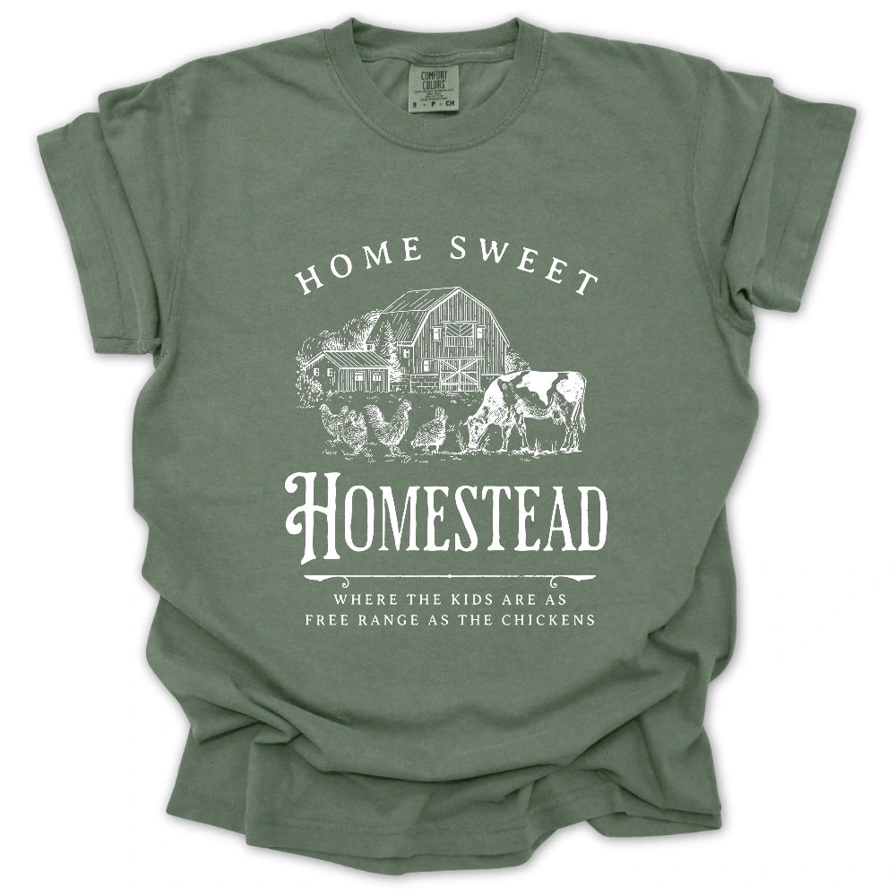 Free Range Kids Homestead T-Shirt