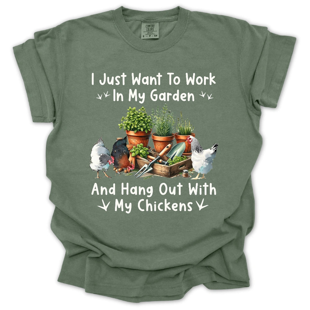 Garden & Chickens T-Shirt