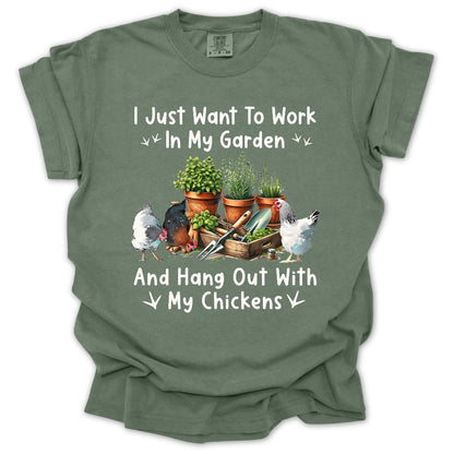 Garden & Chickens T-Shirt