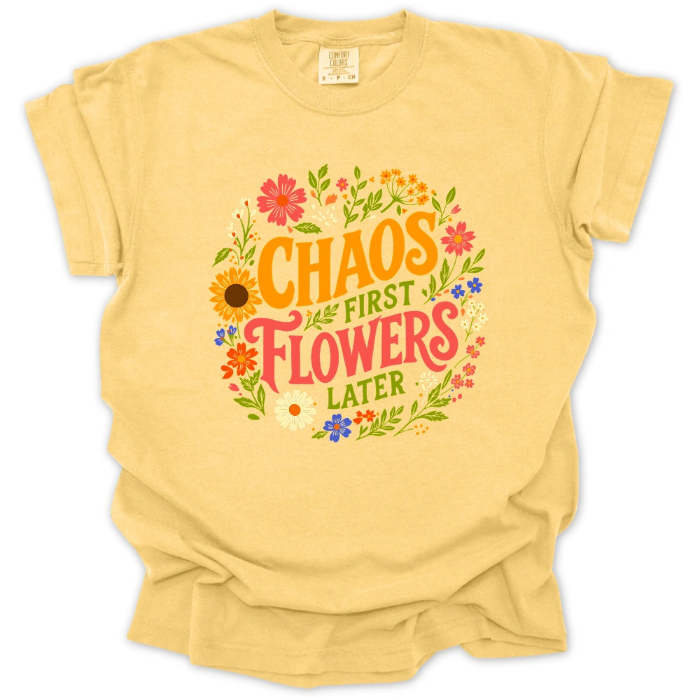 Chaos Flowers T-shirt