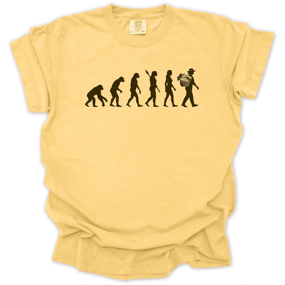 Evolution of the Homestead Woman T-Shirt