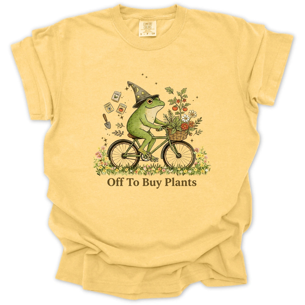Off To Buy Plants T-shirt