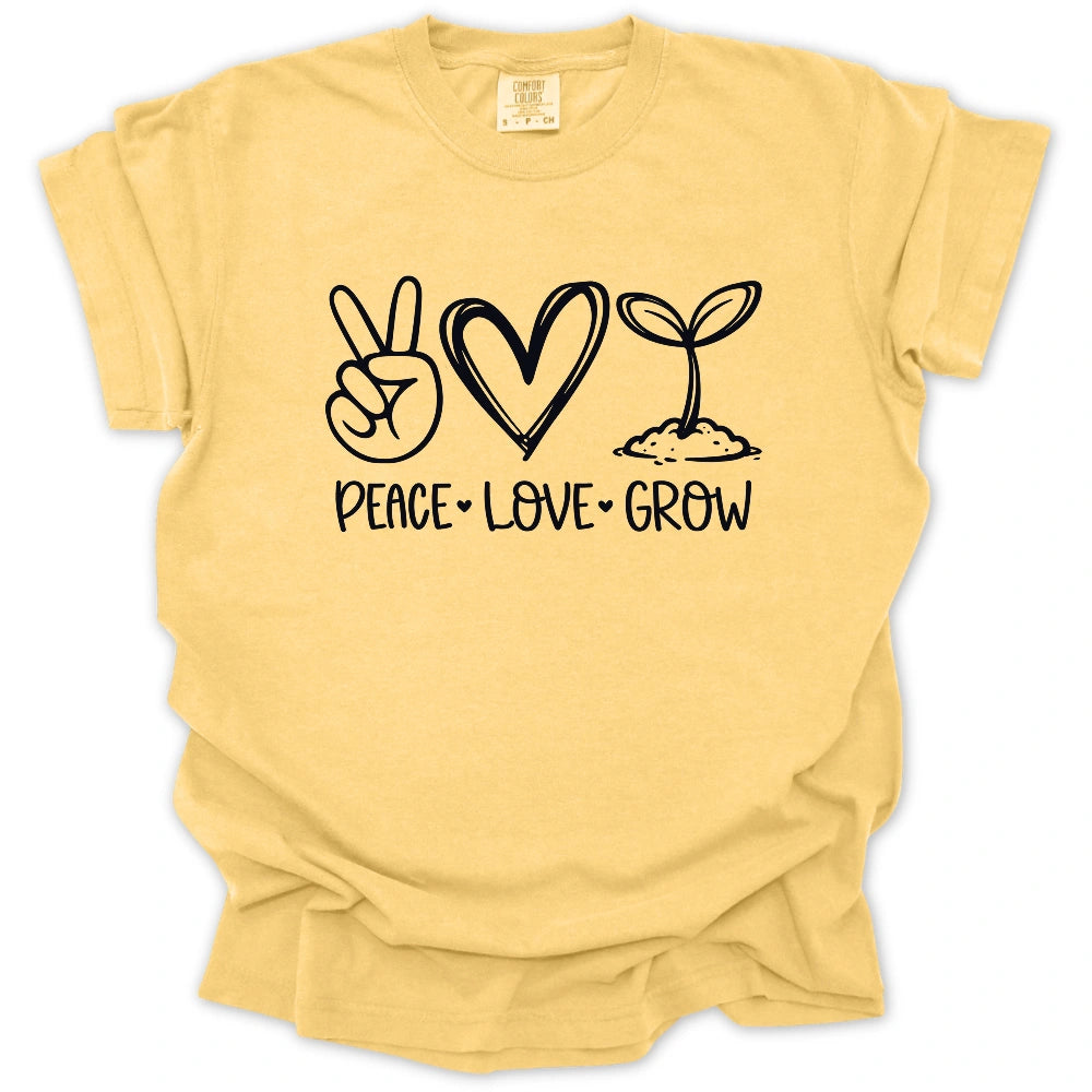 Peace Love Grow T-Shirt