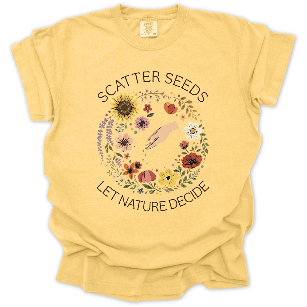 Scatter Wildflower Seeds T-shirt