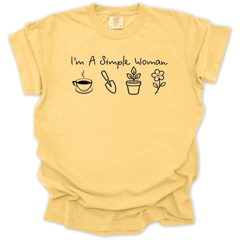 Simple Gardening Woman T-shirt