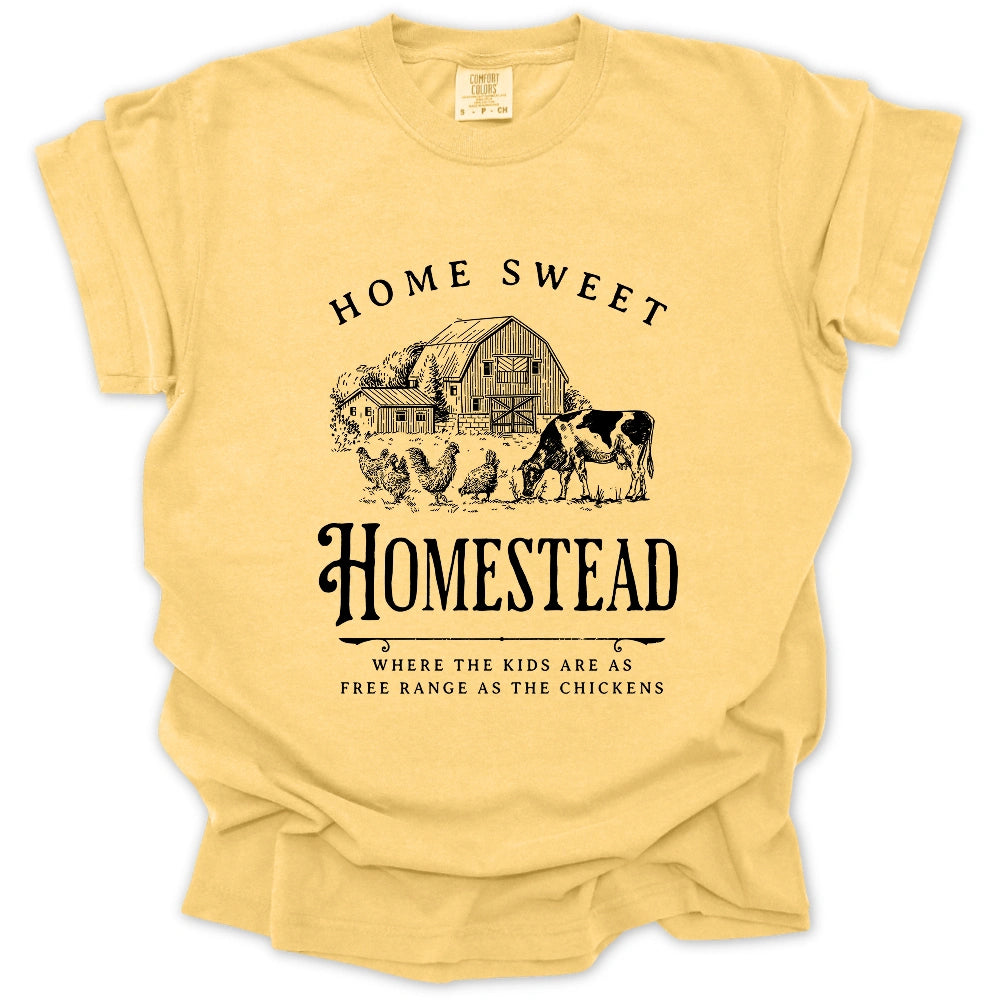 Free Range Kids Homestead T-Shirt