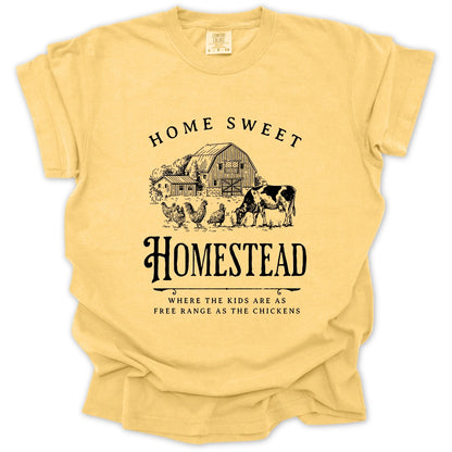 Free Range Kids Homestead T-Shirt