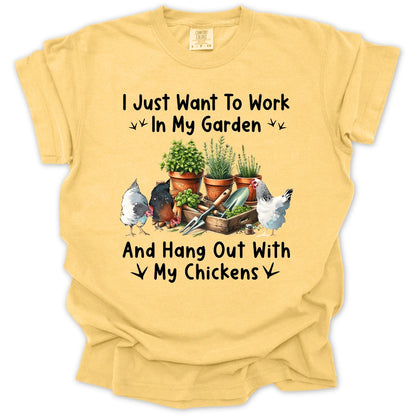 Garden & Chickens T-Shirt