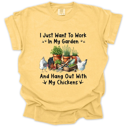 Garden & Chickens T-Shirt