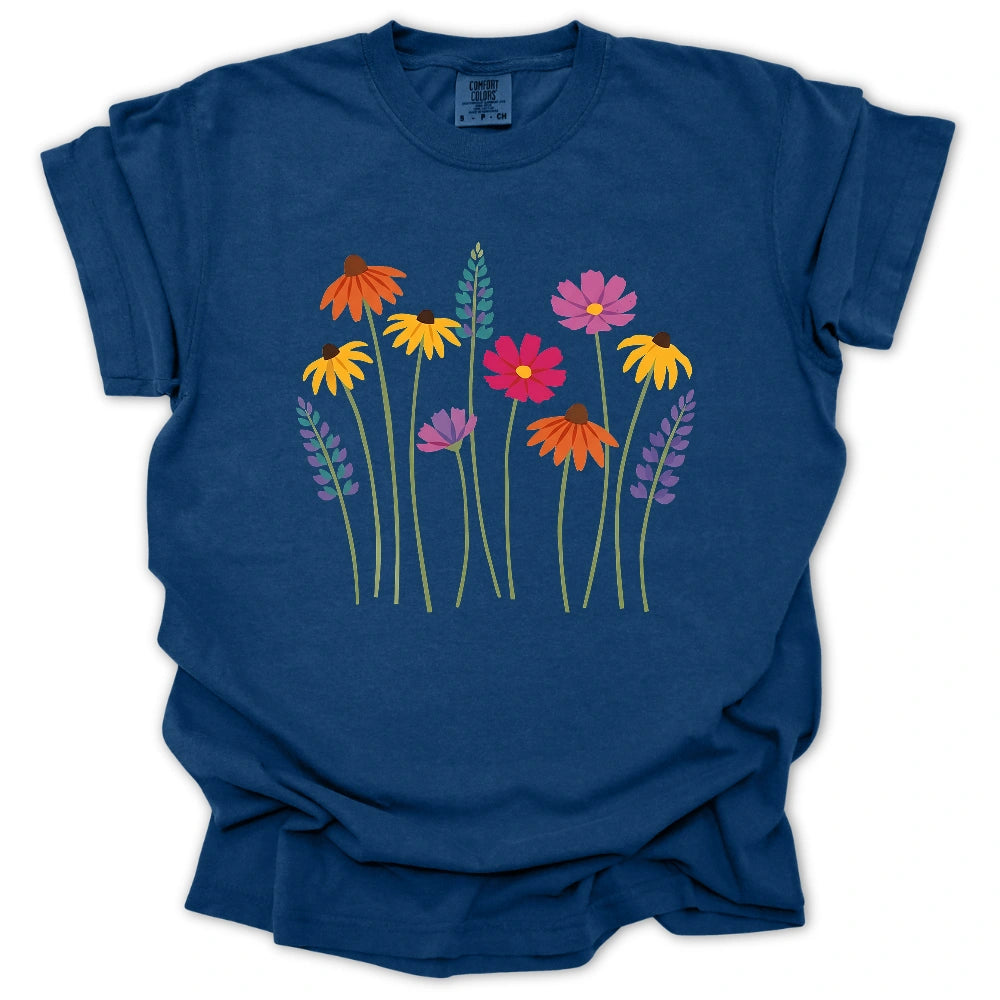 Artistic Wildflower T-shirt