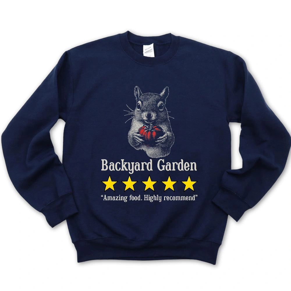Backyard Garden Review Sweatshirt