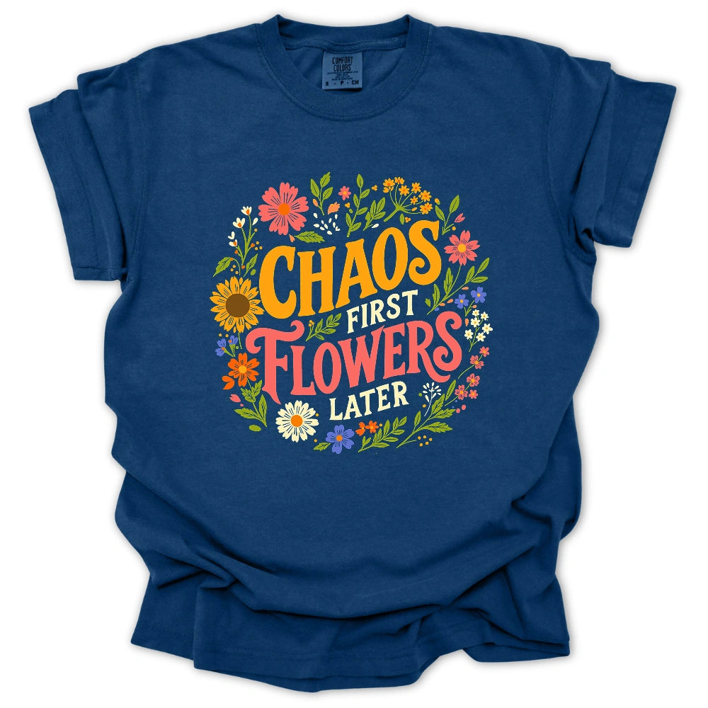 Chaos Flowers T-shirt