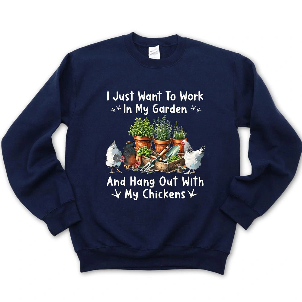 Garden & Chickens Sweatshirt