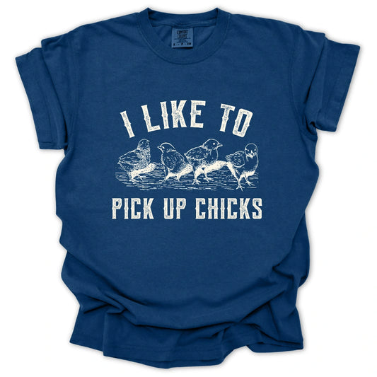 I Like To Pick Up Chicks T-Shirt