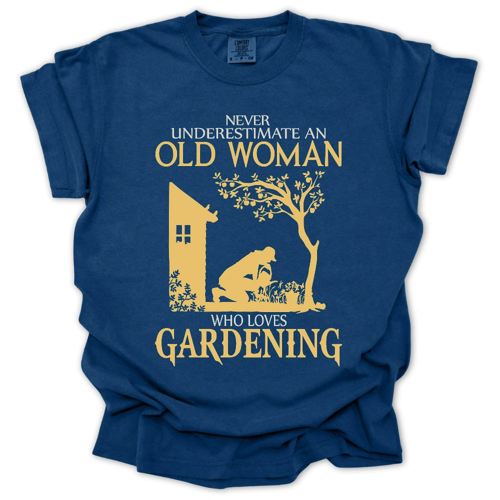 Never Underestimate An Old Woman T-Shirt