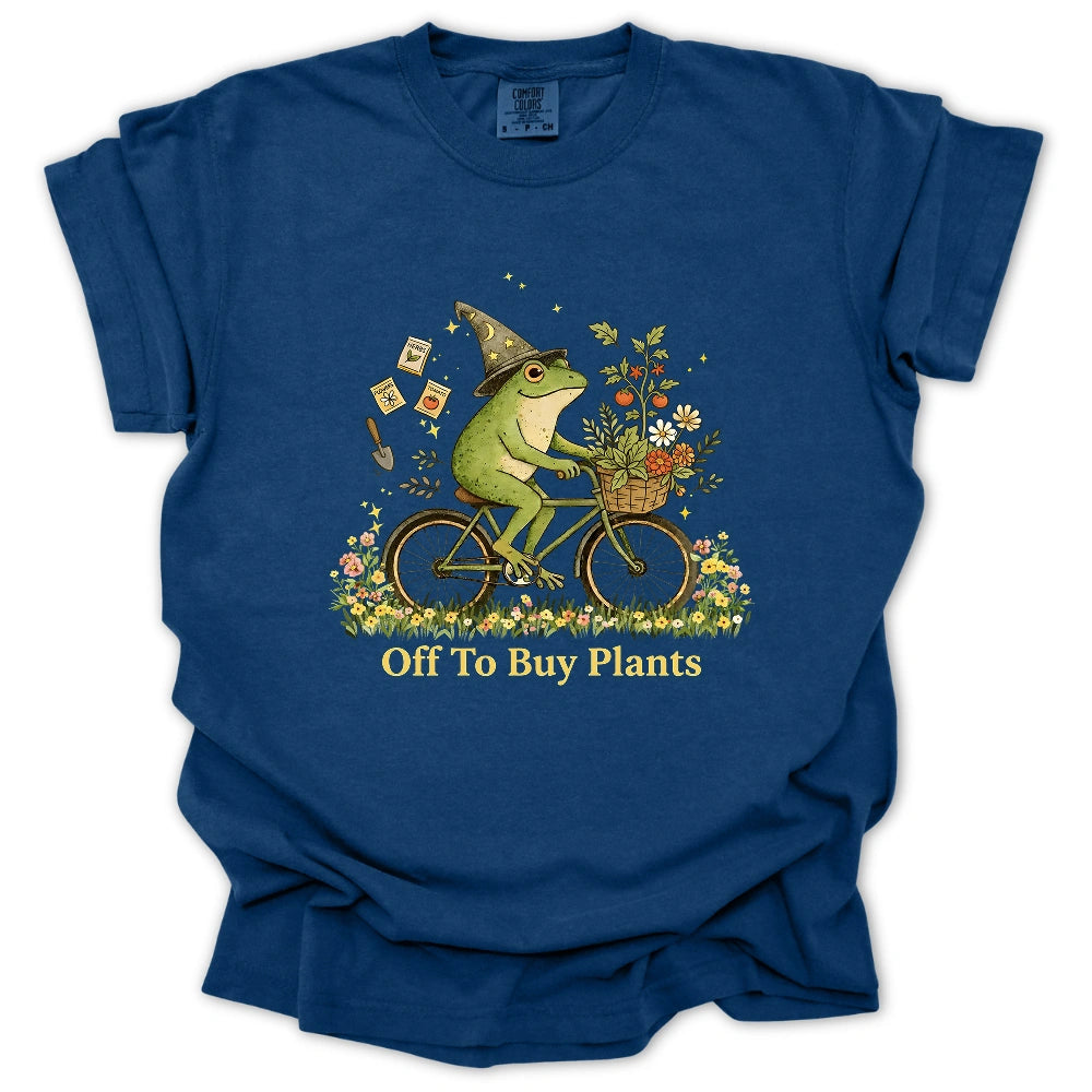 Off To Buy Plants T-shirt