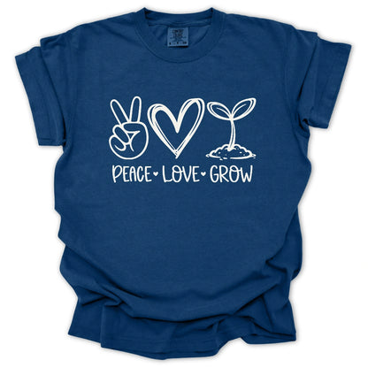 Peace Love Grow T-Shirt