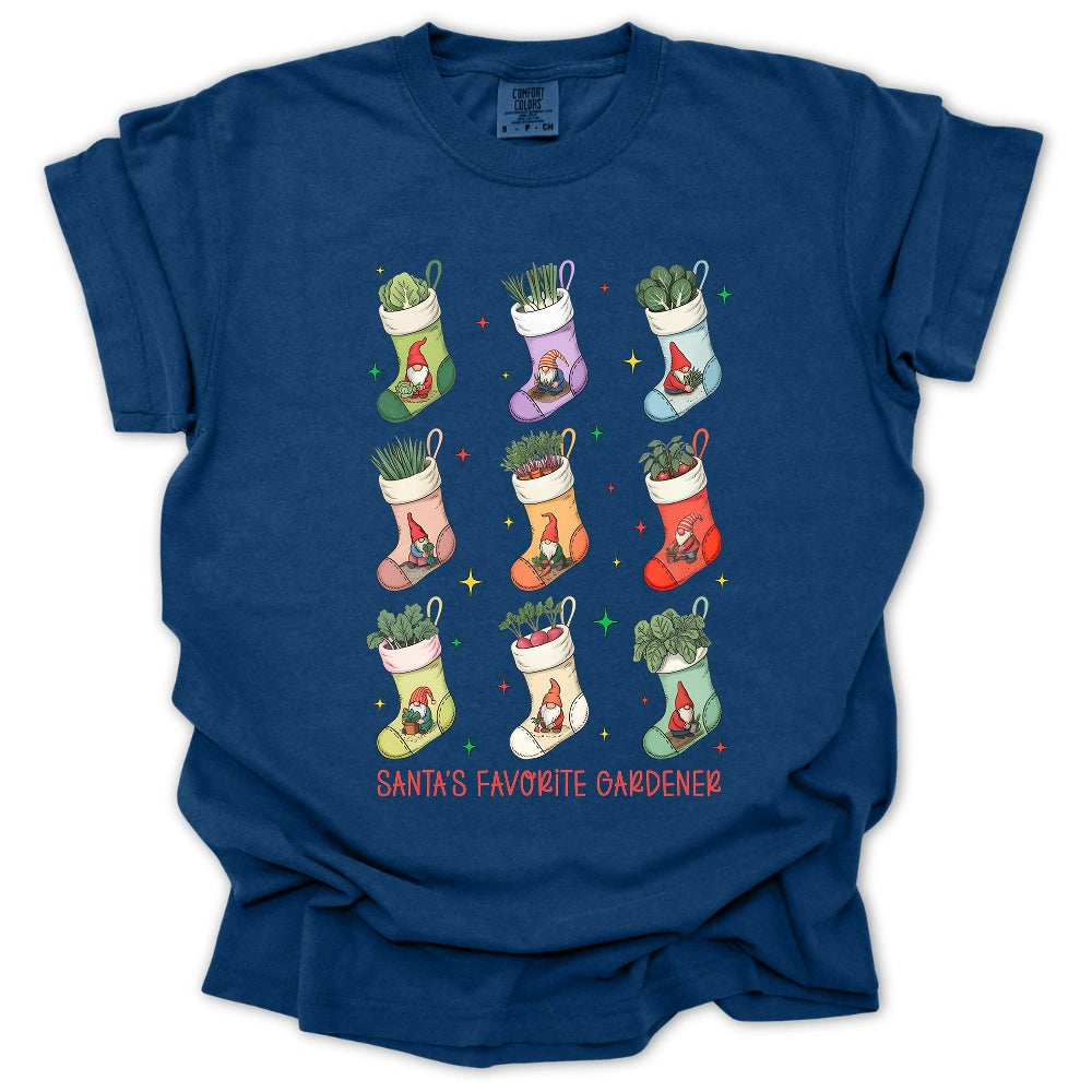 Santa's Favorite Gardener T-Shirt