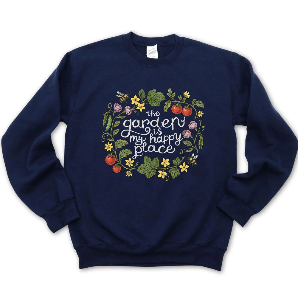 The Garden Is My Happy Place Sweatshirt