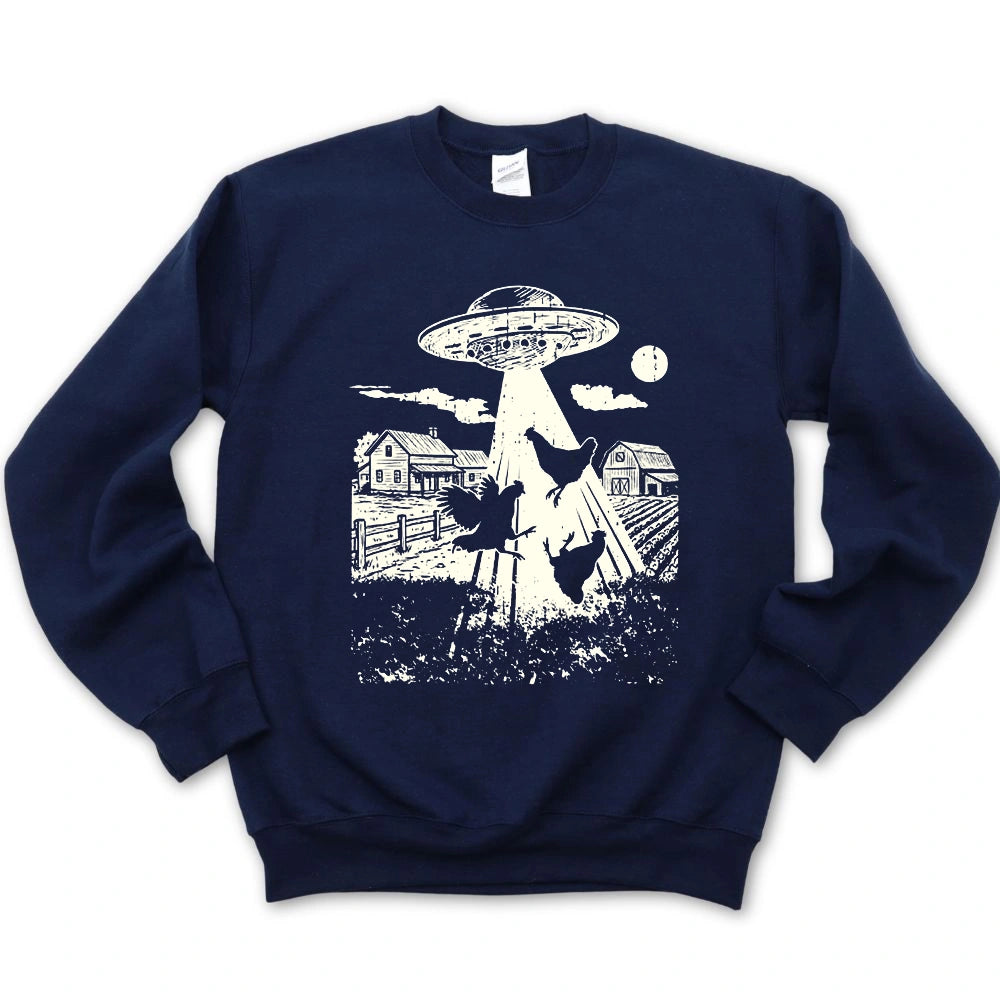 UFO Chickens Sweatshirt