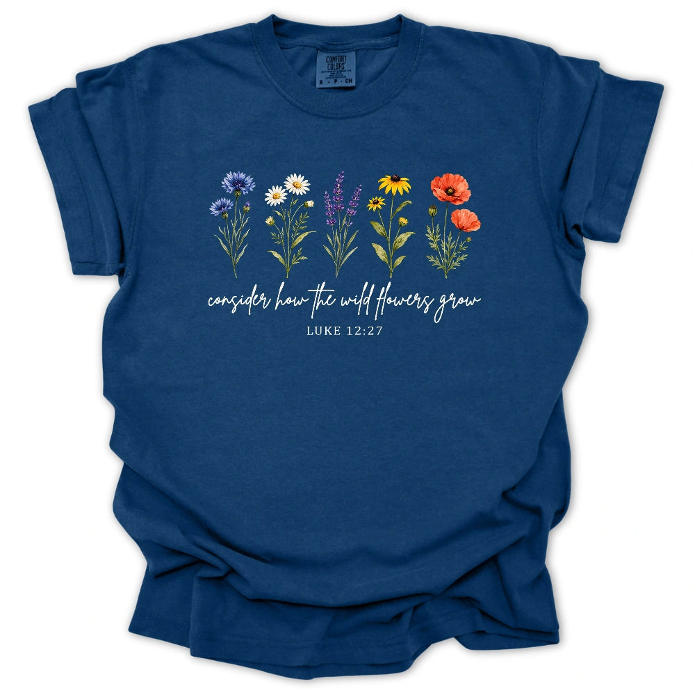 Where Wildflowers Grow T-shirt