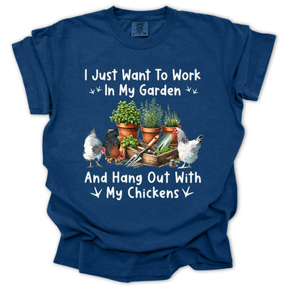 Garden & Chickens T-Shirt