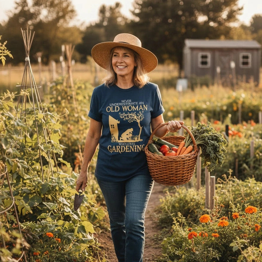 Never Underestimate An Old Woman T-Shirt